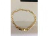 Gold over sterling silver bracelet
