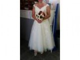 Tea length wedding dress