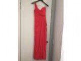 Coral bridesmaid dress
