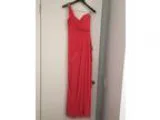Coral bridesmaid dress