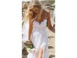 Lace beachy wedding dress brand new never worn