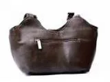 Shoulder Handbag Dark Brown 2 flower design for Women s Gift for
