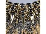 Dante Power Womens Alloy Beads Chunky Chain Rhinestones Fringes 