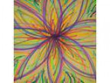 Aboriginal art hand crafted on fabric