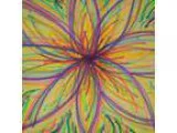 Aboriginal art hand crafted on fabric