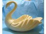 Large 11&quot X 8 12&quot Lenox Porcelain Swan Candy Dish Bowl (