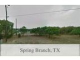 Short Sale Land for sale in Spring Branch TX