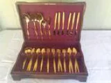 Gold Silverware Set