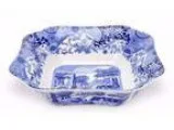 Spode Blue Italian Square Dinnerware Bowl. Brand new in box