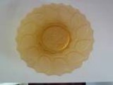 Amber glass plate