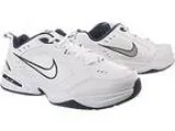 Men s Nike Air Monarch IV (4E) Training Shoe WhiteNavySilver Siz