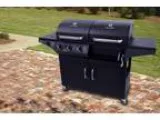 Half Gas  Half charcoal grill