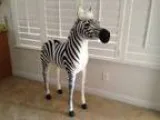 Life-size Zebra plushtoy (Anthem)