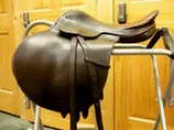 Blue Ribbon Saddle - 16.5 &quot black leather