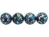 Benzara Shiny Discotheque Mosaic Ball PVC Box Set