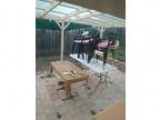 Tables and garden chairs