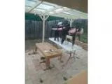 Tables and garden chairs