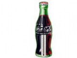 Wooden Coca-Cola Contour Bottle Thermometer
