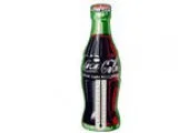 Wooden Coca-Cola Contour Bottle Thermometer