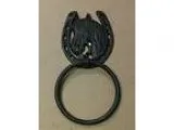 chidph-1137 AJ Tools Cast iron horse facehorse shoe towel hanger