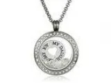 Charmed Lockets Swarovski Crystal &quotMy Daughter My Joy&quot F