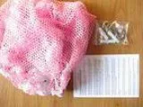 Large Pink Toy Hammock for Stuffed Animals and Toys (Installatio