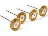 20pcs Dia 25mm Rotary Tool Brass Wheel Wire Brush Set - Fits Dre