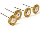 20pcs Dia 25mm Rotary Tool Brass Wheel Wire Brush Set - Fits Dre