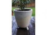 Earthenware Plant Pot Cream Glaze