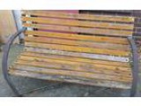 Garden Bench Needs Paint