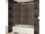 LessCare LBTDC6062-C 60&quot x 62&quot Bath-Tub Door Chrome Fini