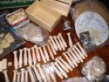Big lot of misc. woodworking accessories -- patterns pins