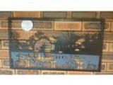 Outdoor Wall Art Asian-inspired Scene Sheltered Position always