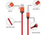 Frieso 3Pack 10ft Premium Micro USB Charging Cable High Speed Ex