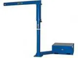 Vestil JIB-CBX-25-8-10-BC Steel Portable Offset Jib Crane