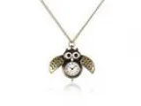 Mifine Owl Antique Style Delicate Vintage Pocket Watch With Chai