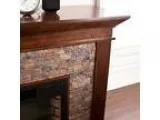 Southern Enterprises Canyon Heights Electric Fireplace Whiskey M