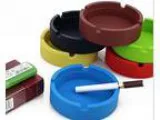 Fasmov Silicone Round Ashtray Pack of 6 Colors