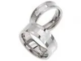 His And Hers Wedding Ring Sets 68mm Titanium Band Mother Of Pear