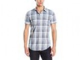 Calvin Klein Jeans Men s Short Sleeve Variegated Print Button Do
