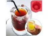 Silicone Cup Ice Cube Tray Freeze Mould Bar Jelly Pudding Chocol