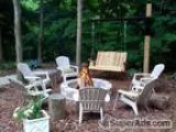 Serenity in outdoor swinging
