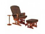 Shermag Sleigh Style Reclining Glider with Locking Mechanism.