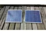 2 50w solar panels