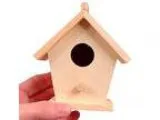 Creative Hobbies&Acirc&reg Mini 4 Inch Tall Birdhouse Set of 4 S