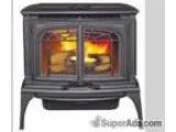 Wood pellet stove by Lopi