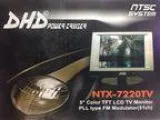 DHD NTX-7220TV NTSC 5&quot Color TFT LCD TV Monitor with Remote 