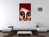 Maxwell Dickson &quotEye Girl&quot Modern Canvas Artwork Wall Ar