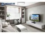 Mount-It Universal Tabletop TV Stand Mount and AV Media Glass Sh