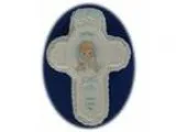 Jesus Loves Me Personalized &quotJames&quot Porcelain Wall Cross